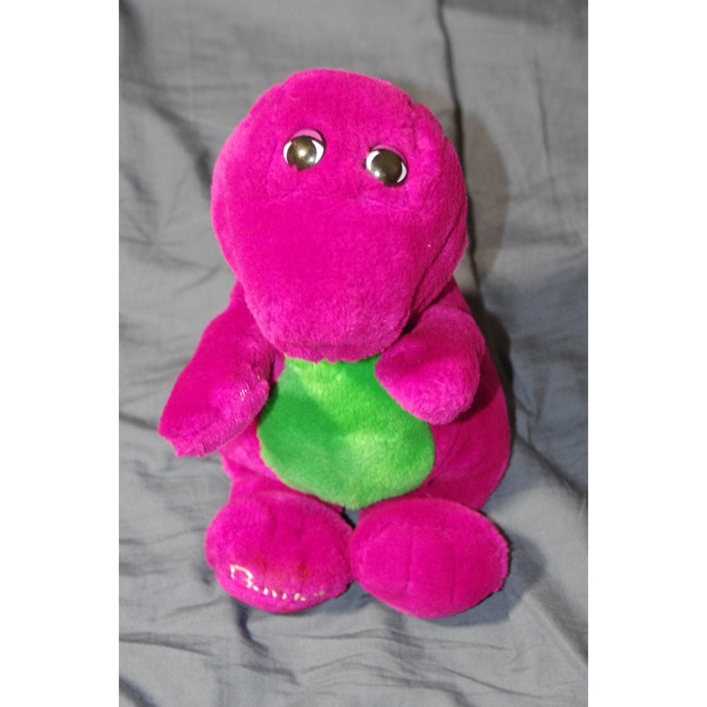 Vintage Barney Plush Closed Mouth Lyons Group‎